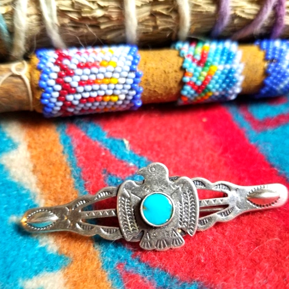 Vintage Fred Harvey era Thunderbird Pin